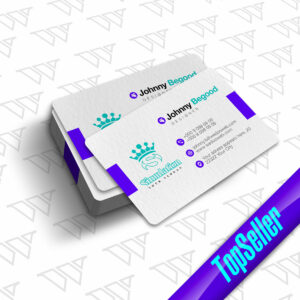 Visitenkarte Classic Querformat Layout Einseitig