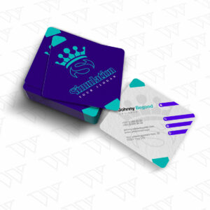 Visitenkarte Diamant Layout Beidseitig